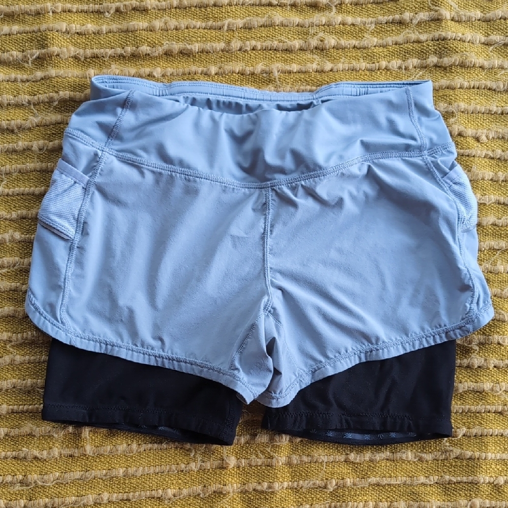 Athleta 2 in 1 Running Shorts Sz Small